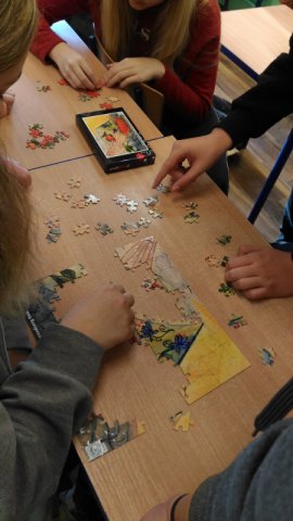 Erasmus+. Układamy puzzle od dzieci z innych krajów